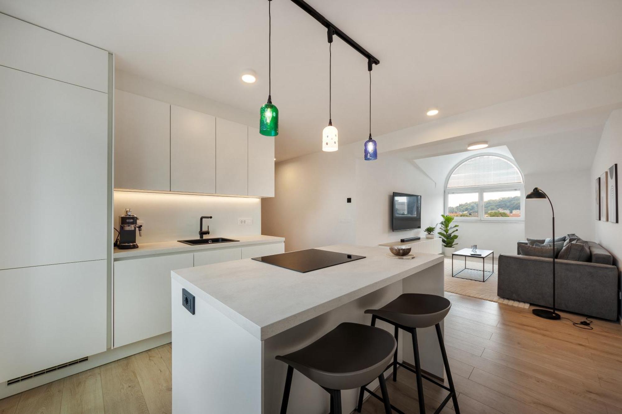 Luxe Penthouse With A Castle View Ljubljana Ngoại thất bức ảnh